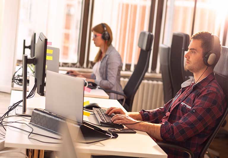 it support team working in boulder